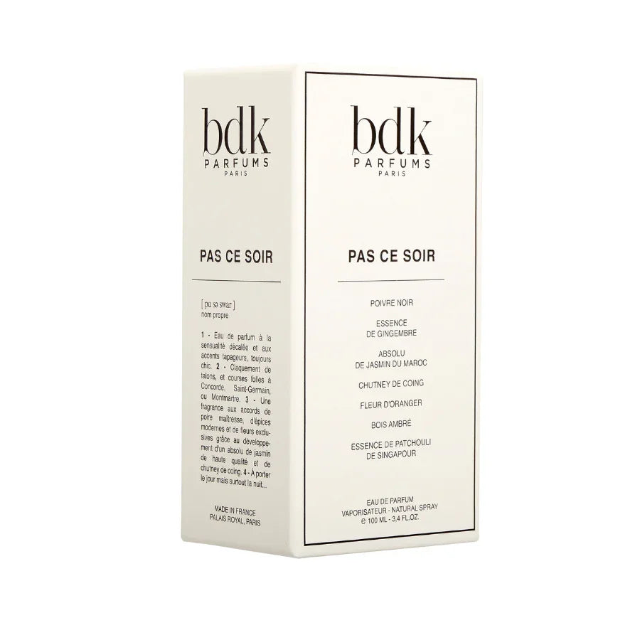 BDK Parfums - Pas Ce Soir EDP 100ml