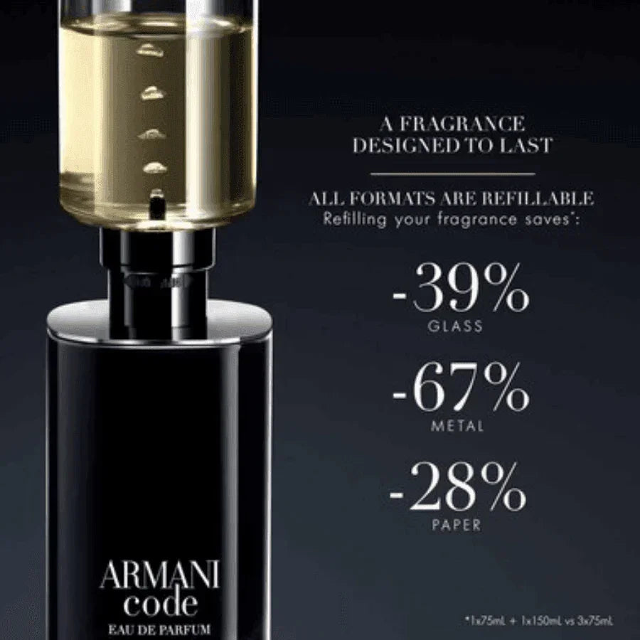Giorgio Armani - Code for Men EDP Refillable - Ascent Luxury Cosmetics