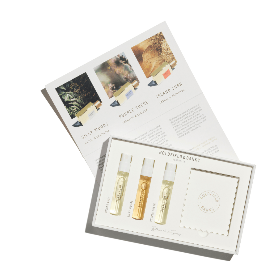 Goldfield & Banks - Botanical Series Luxury Sample Collection (3x2ml) - Ascent Luxury Cosmetics