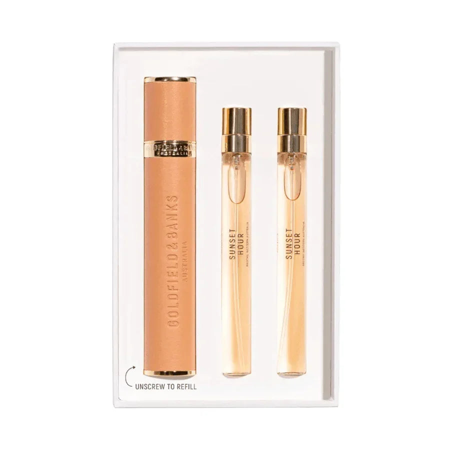 Goldfield & Banks - Xmas 2024 Sunset Hour Parfum Deluxe 10ml Duo Coffret - Ascent Luxury Cosmetics