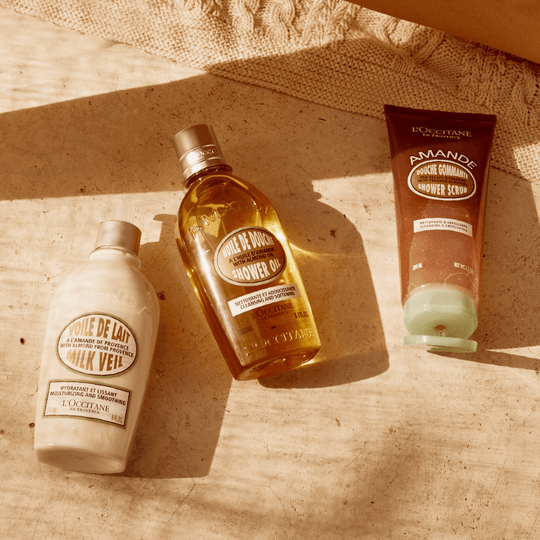 L'Occitane - Amande Shower Scrub 200ml - Ascent Luxury Cosmetics