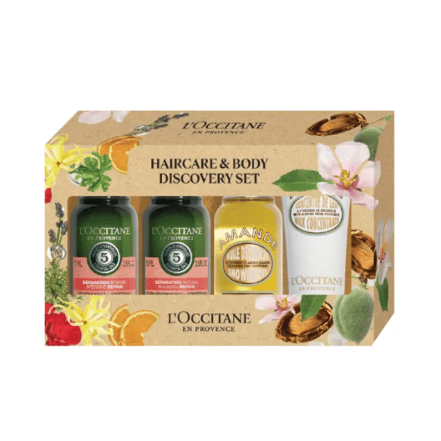 L'Occitane - Haircare & Body Discovery Set - Ascent Luxury Cosmetics