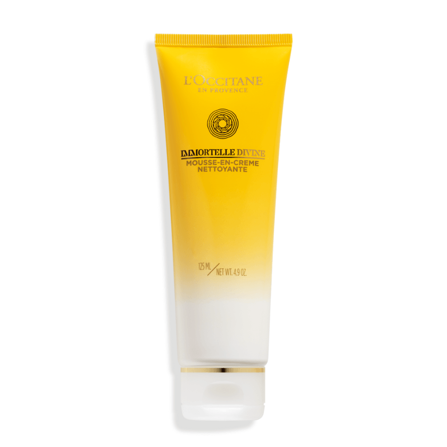 L'Occitane - Immortelle Divine Foaming Cleansing Cream 125ml - Ascent Luxury Cosmetics