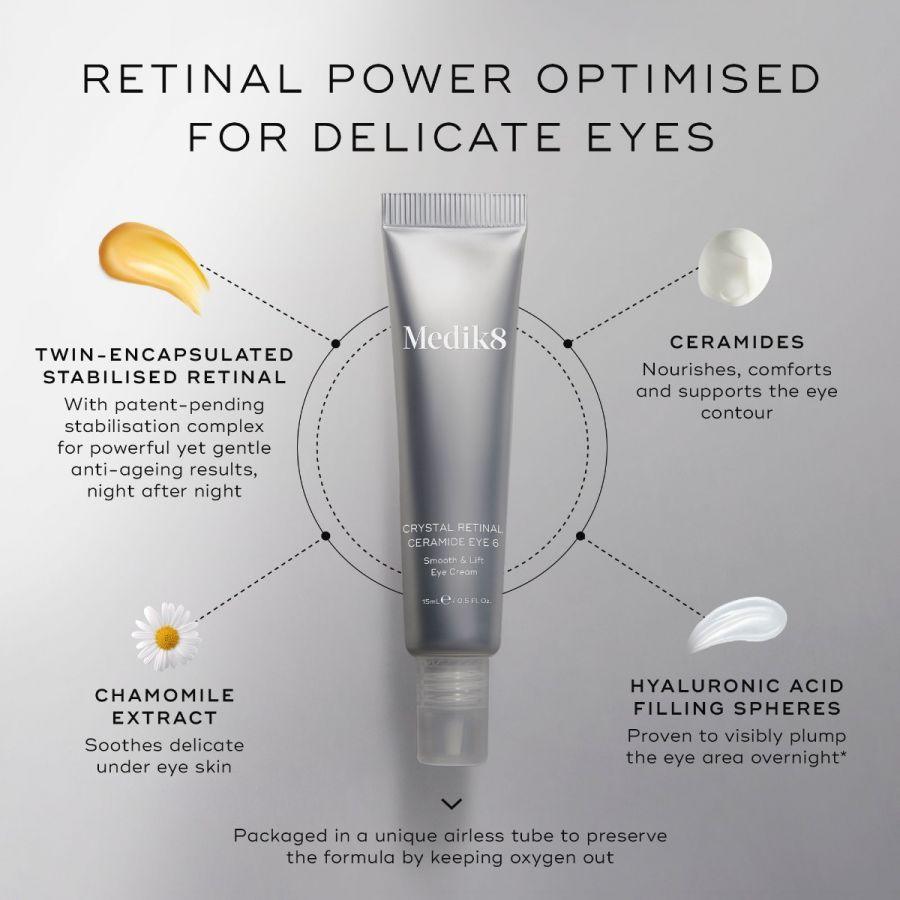 Medik8 - Crystal Retinal Ceramide Eye 6 15ml - Ascent Luxury Cosmetics