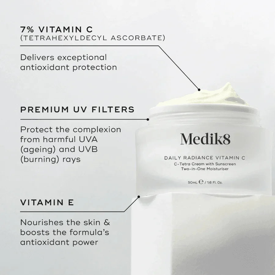 Medik8 - Daily Radiance Vitamin C 50ml - Ascent Luxury Cosmetics