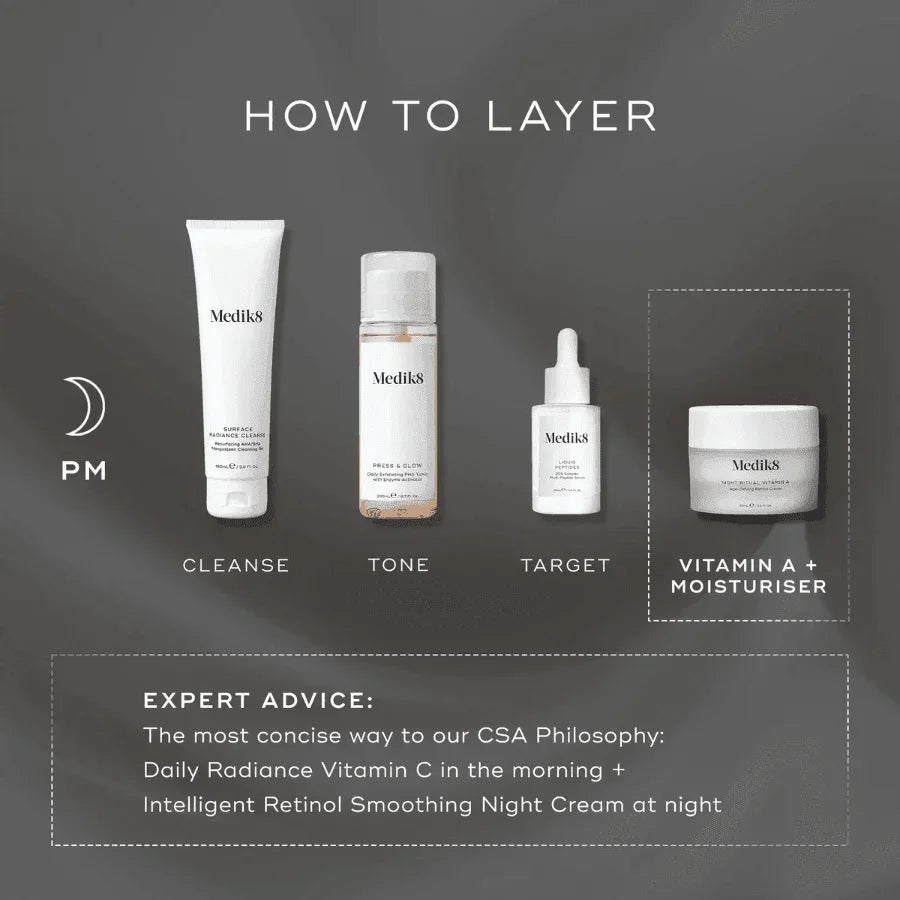 Medik8 - Night Ritual Vitamin A 50ml - Ascent Luxury Cosmetics