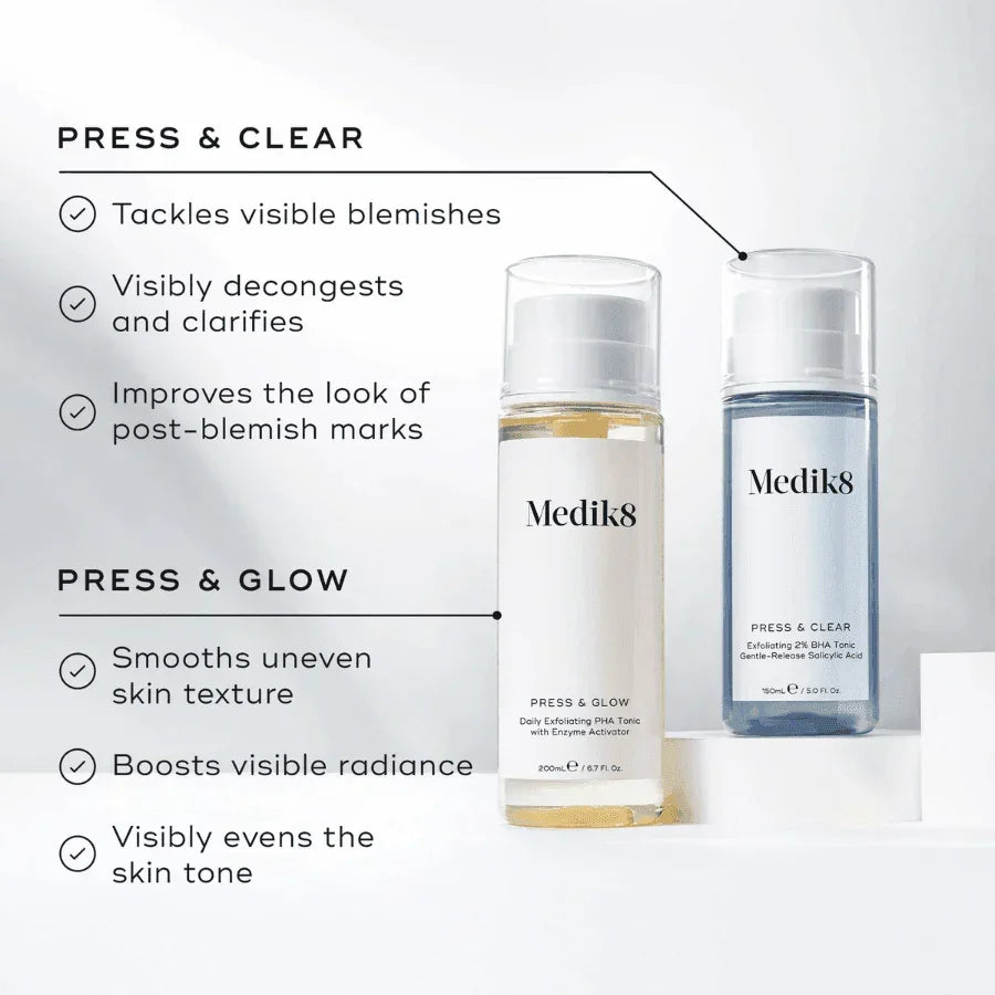 Medik8 - Press & Glow 200ml - Ascent Luxury Cosmetics