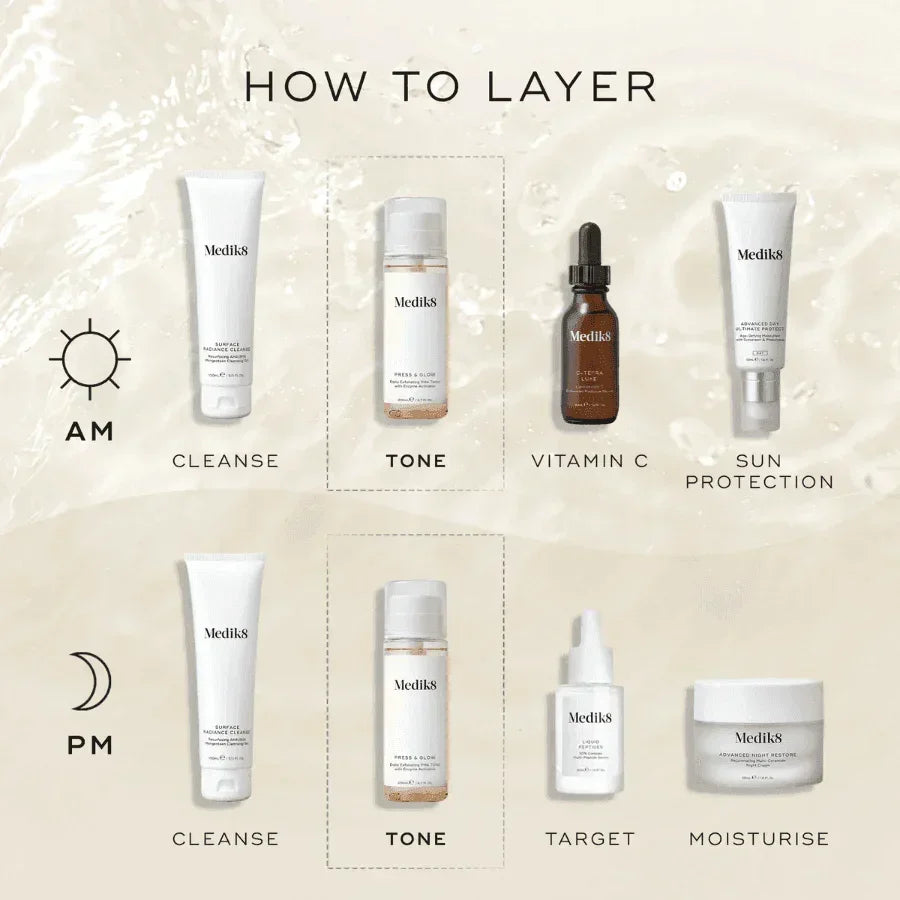 Medik8 - Press & Glow 200ml - Ascent Luxury Cosmetics