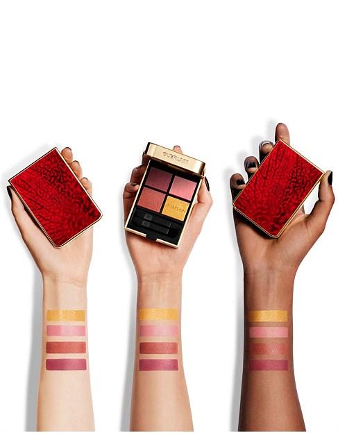 Guerlain - CNY 23 Ombres G Eyeshadow Quad 770 Red Vanda - Ascent Luxury Cosmetics