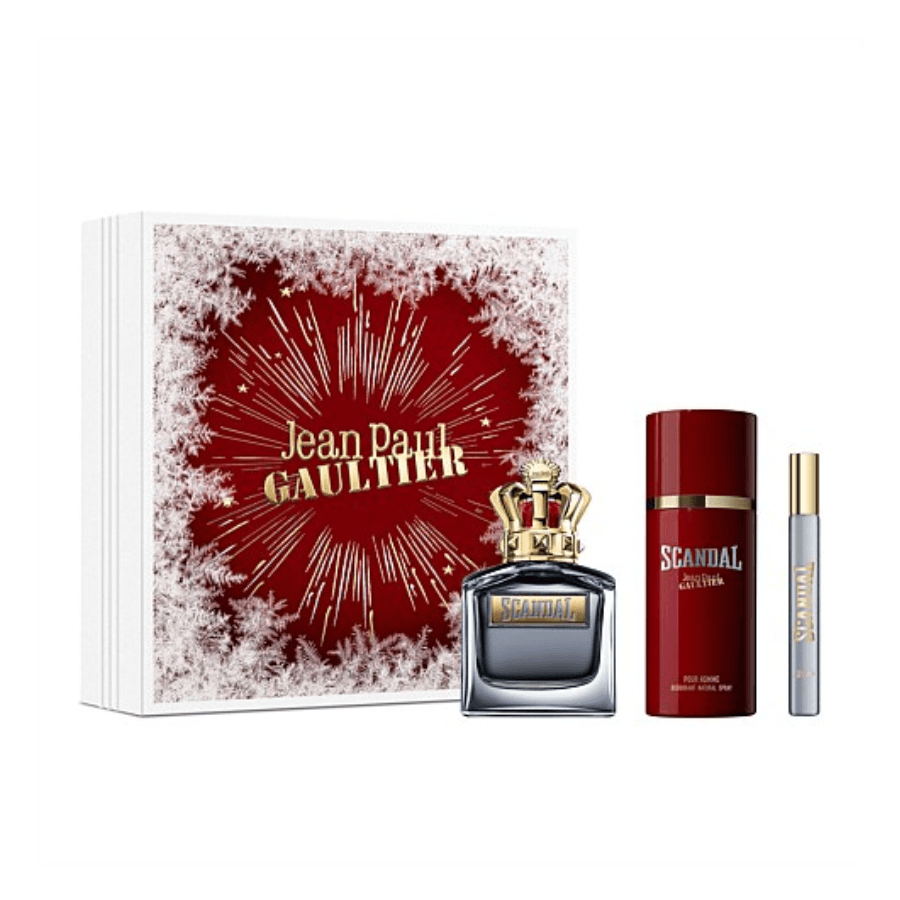 Jean Paul Gaultier Xmas 2024 Scandal Pour Homme EDT 100ml Set