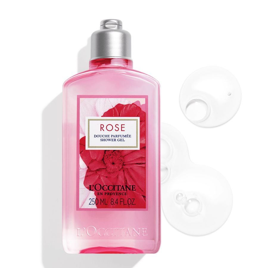 L'Occitane - Rose Shower Gel 250ml - Ascent Luxury Cosmetics