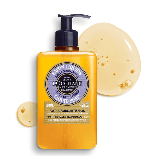 L'Occitane - Shea Liquid Soap - Lavender 500ml - Ascent Luxury Cosmetics