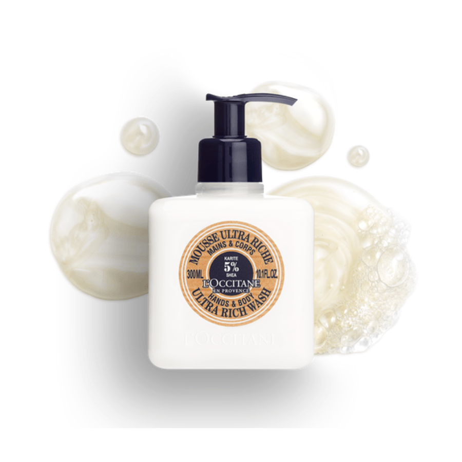 L'Occitane - Shea Ultra Rich Hand & Body Wash 300ml - Ascent Luxury Cosmetics