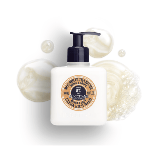 L'Occitane - Shea Ultra Rich Hand & Body Wash 300ml - Ascent Luxury Cosmetics