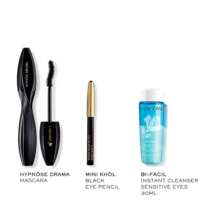 Lancome - Xmas 2024 Hypnose Drama Mascara 01 Bonus Bi-Facil & Khol Pencil Giftset