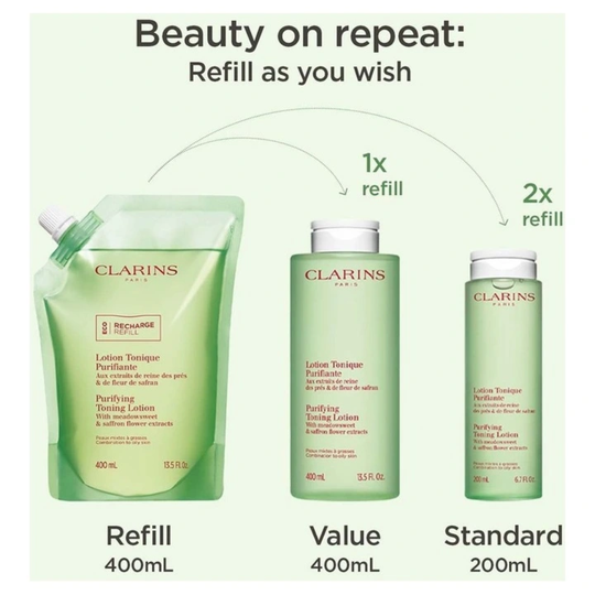 Clarins - Purifying Toning Lotion Doypack 400ml