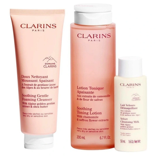 Clarins - Cleansing Essential Sensitive Skin Set