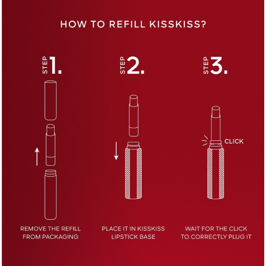 Guerlain - KissKiss Honey-Infused Intense Lipstick Refill