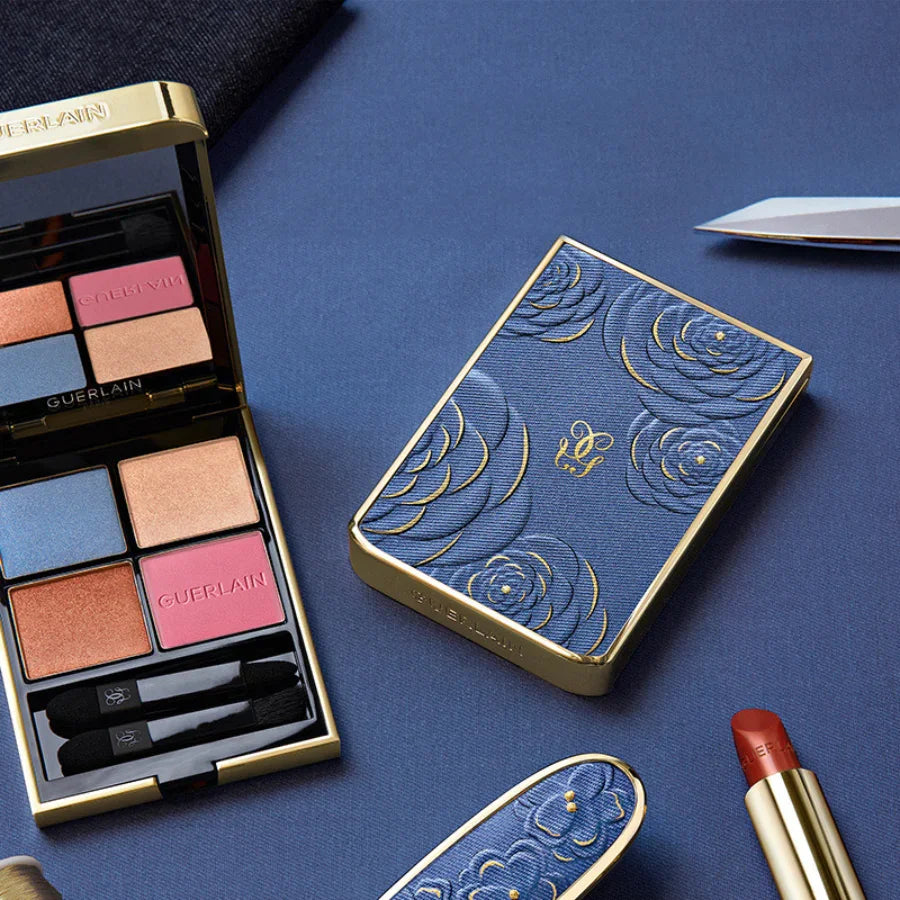 Guerlain - Ombres G Eyeshadow Quad 396 Denim Blossom