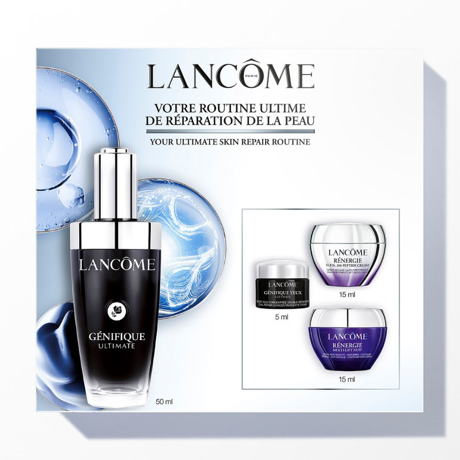 Lancome - Genifique Ultimate Serum Refillable 50ml (Day/Night/Eye Bonus) Giftset