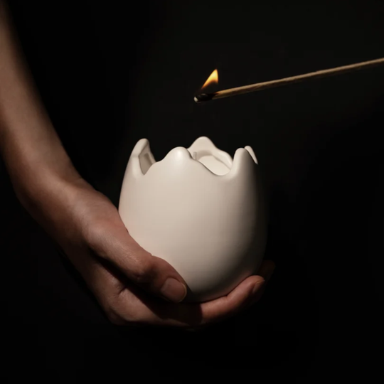Morimoon - The Ovonique Ceramic Candle Jar (White)