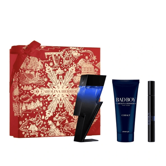 Carolina Herrera - Xmas 2024 Bad Boy Cobalt Elixir EDP 100ml Giftset - Ascent Luxury Cosmetics