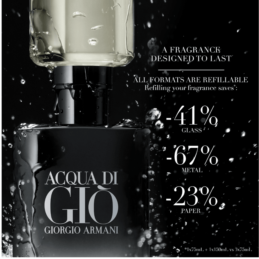 Giorgio Armani - Acqua di Gio Pour Homme Parfum Refill 150ml - Ascent Luxury Cosmetics