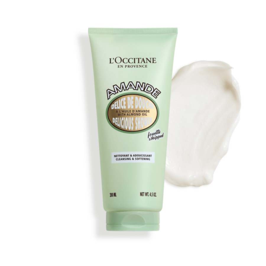 L'Occitane - Amande Delicious Shower Cleansing & Softening Whipped 200ml - Ascent Luxury Cosmetics