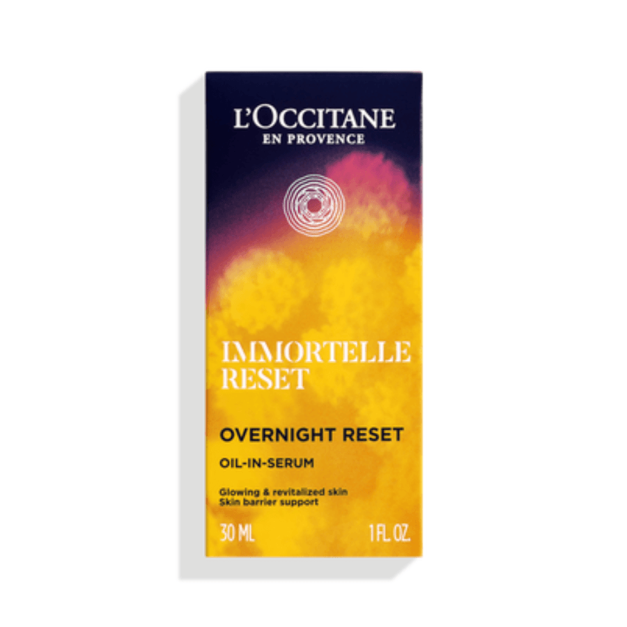 L'Occitane - Immortelle Reset Overnight Reset Oil-In-Serum 30ml - Ascent Luxury Cosmetics