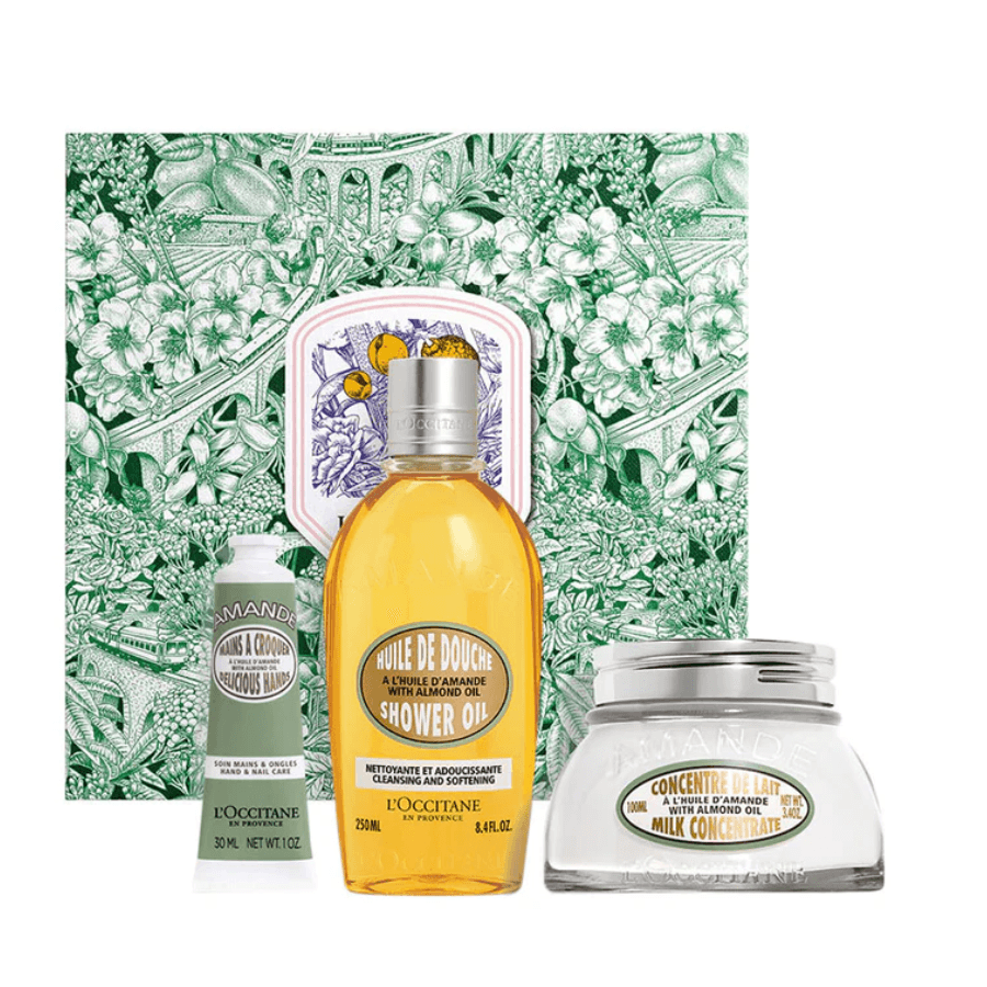 L'Occitane - Xmas 2024 Almond Experience Collection Giftset - Ascent Luxury Cosmetics