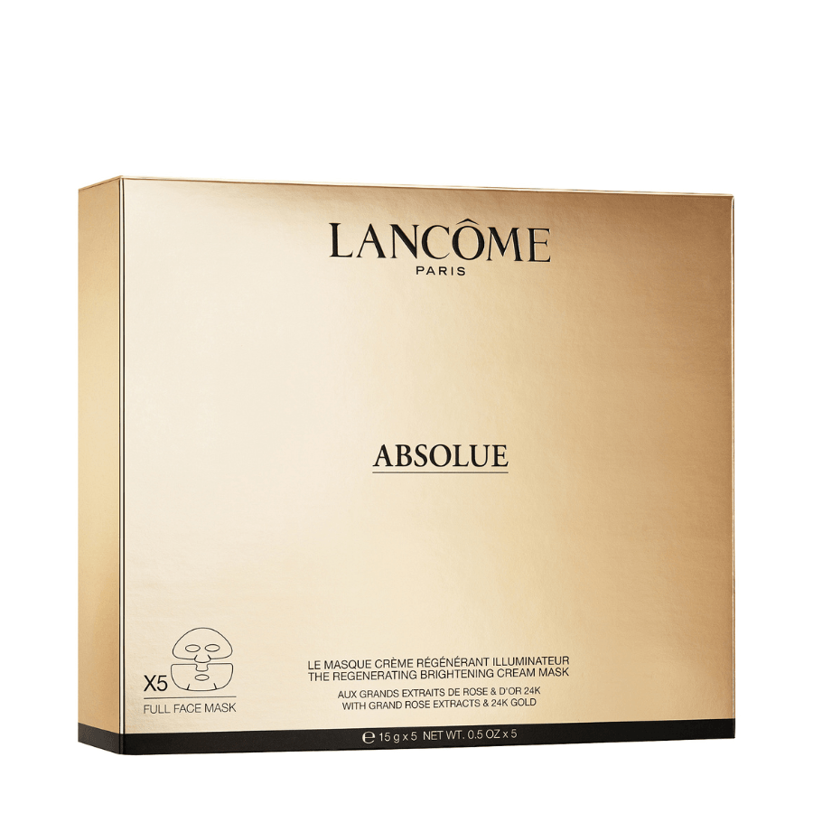 Lancome - Absolue Golden Cream Mask (15g x 5 masks) - Ascent Luxury Cosmetics