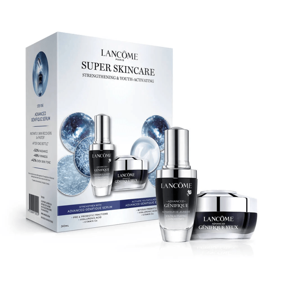 Lancome - Genifique Eye Cream 15ml & Genifique Serum 30ml Super Skincare Set - Ascent Luxury Cosmetics