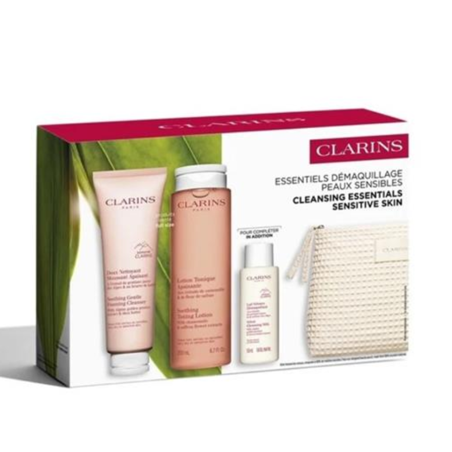 Clarins - Cleansing Essential Sensitive Skin Set