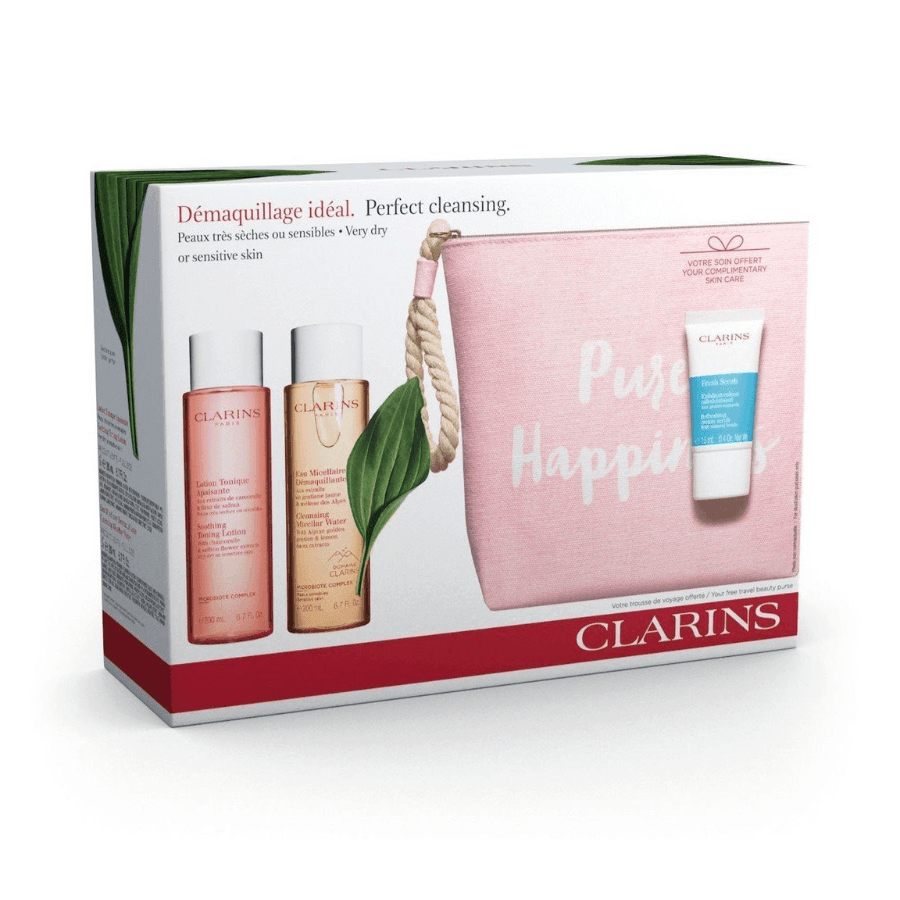 Clarins - Xmas 2022 - Perfect Cleansing Very Dry Skin Set - Ascent Luxury Cosmetics