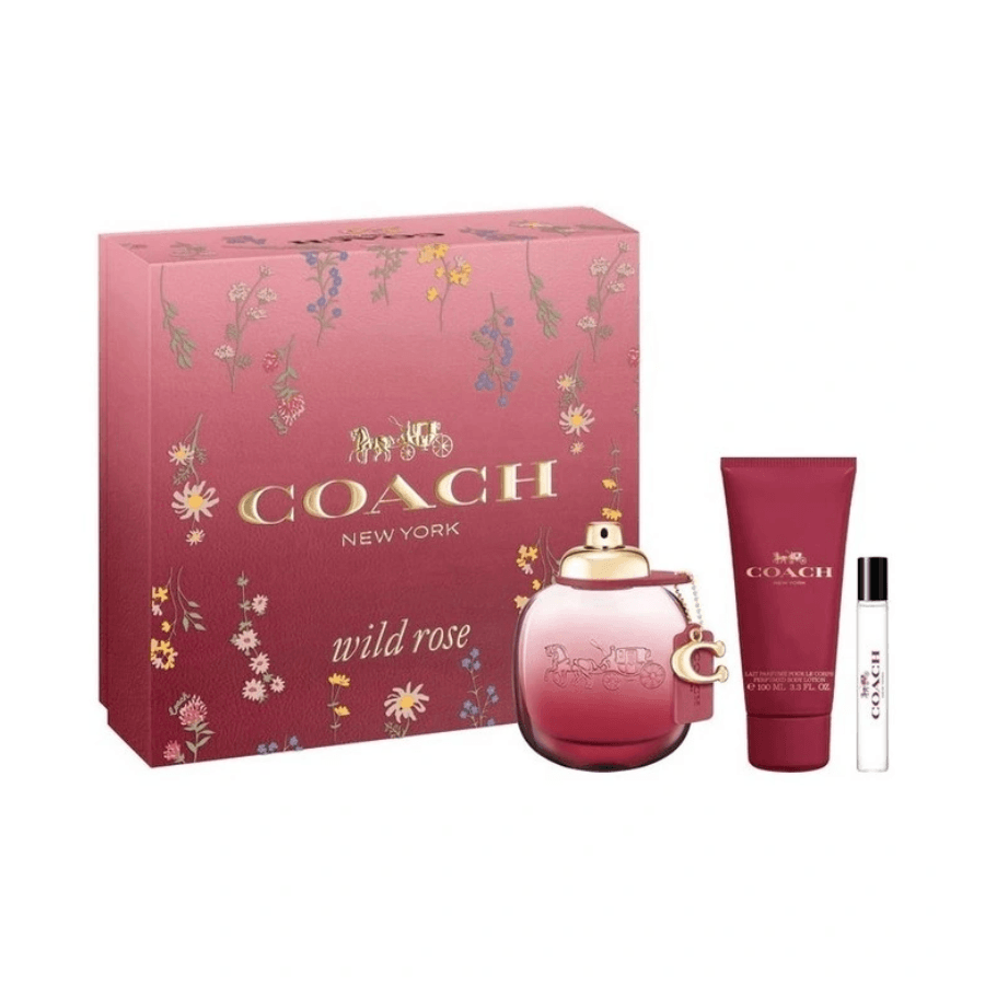 Coach - Xmas 2023 - Wild Rose EDP 90ml Set - Ascent Luxury Cosmetics