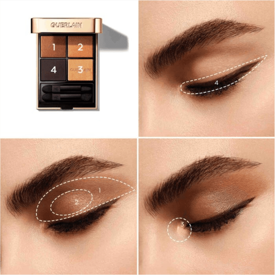 Guerlain - Ombres G Eyeshadow Quad - Ascent Luxury Cosmetics