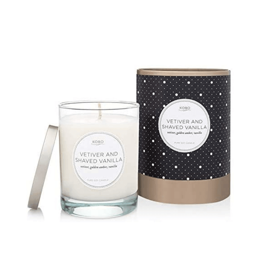 Kobo - Coterie Vetiver And Shaved Vanilla Pure Soy Candle 312g - Ascent Luxury Cosmetics