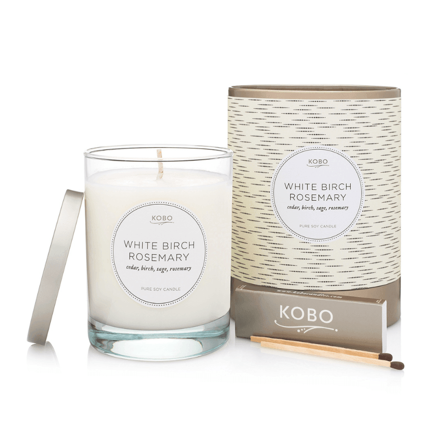 Kobo - Coterie White Birch Rosemary Pure Soy Candle 312g - Ascent Luxury Cosmetics