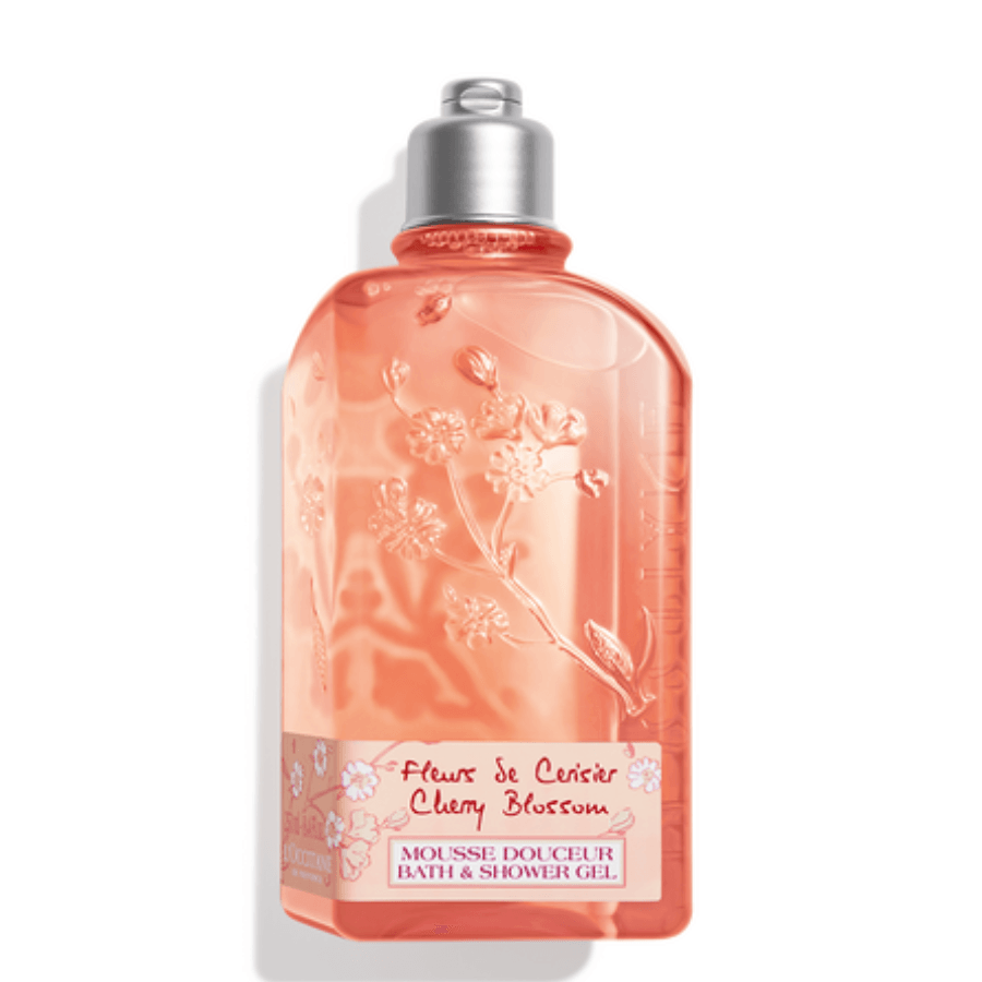 L'Occitane - Cherry Blossom Bath & Shower Gel 250ml - Ascent Luxury Cosmetics