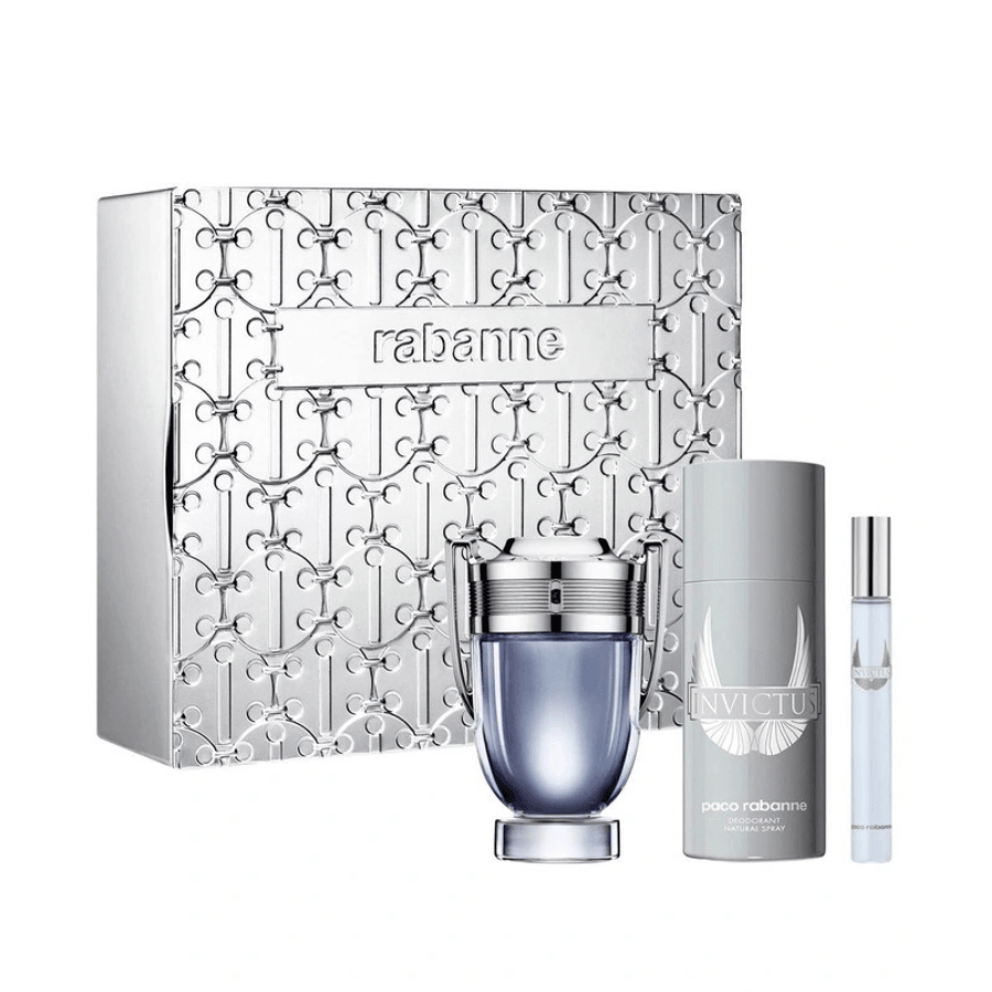 Paco Rabanne - Xmas 2023 - Invictus EDT 100ml Set - Ascent Luxury Cosmetics