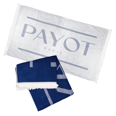 Payot - GWP Xmas 2023 Luxe Beach Towel - Navy - Ascent Luxury Cosmetics